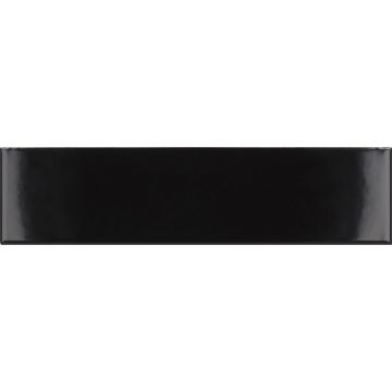 Керамическая плитка Equipe (Эквип) Costa nova black glossy 5х20 см, глянцевая