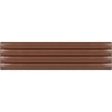 Керамическая плитка декор Equipe (Эквип) Costa nova onda terra glossy 5х20 см, глянцевая