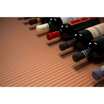 Керамическая плитка декор Equipe (Эквип) Costa nova onda terra glossy 5х20 см, глянцевая