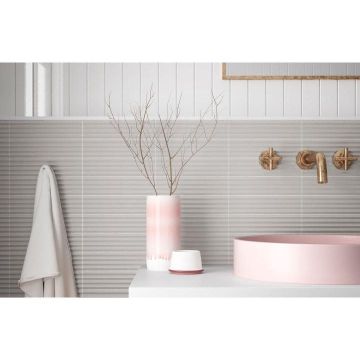 Керамическая плитка декор Equipe (Эквип) Costa nova onda white glossy 5х20 см, глянцевая