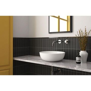 Керамическая плитка декор Equipe (Эквип) Costa nova praia black glossy 5х20 см, глянцевая