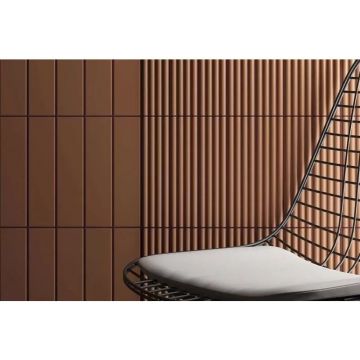 Керамическая плитка декор Equipe (Эквип) Costa nova praia terra glossy 5х20 см, глянцевая