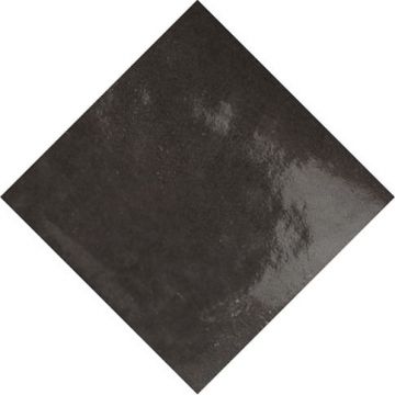 Керамогранит вставка Equipe (Эквип) Kasbah taco black hat gloss 3,4х3,4 см, глянцевая