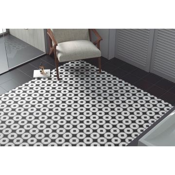 Керамогранит Equipe Rivoli black 20х20 см