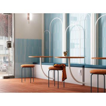 Настенная плитка Equipe (Эквип) Arrow Caribbean Blue 5x25 см