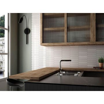 Настенная плитка Equipe (Эквип) Arrow Pure White 5x25 см