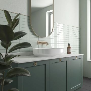 Настенная плитка Equipe (Эквип) Costa Nova Aloe Glossy 5x20 см, глянцевая