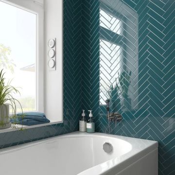 Настенная плитка Equipe (Эквип) Costa Nova Glacier Glossy 5x20 см, глянцевая