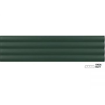 Настенная плитка Equipe (Эквип) Costa Nova Onda Laurel Green Matt 5x20 см