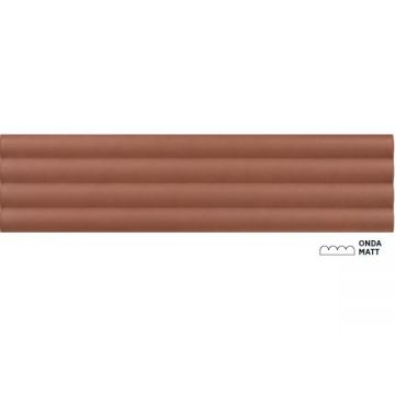 Настенная плитка Equipe (Эквип) Costa Nova Onda Terra Matt 5x20 см