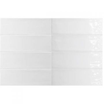 Керамогранит Equipe (Эквип) Fango Blanc Gloss 5x15 см, глянцевый