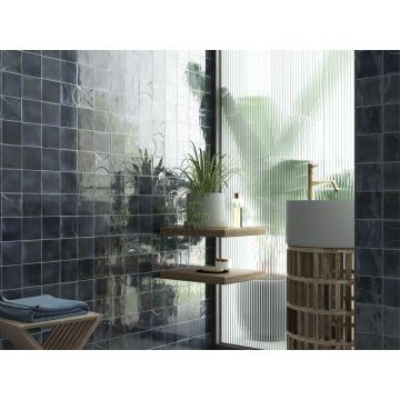 Настенная плитка Equipe (Эквип) Hanoi Arco Blue Night 10x10 см