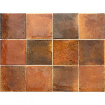 Настенная плитка Equipe (Эквип) Hanoi Burnt Red 10x10 см