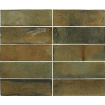 Настенная плитка Equipe (Эквип) Hanoi Wild Olive 6,5x20 см