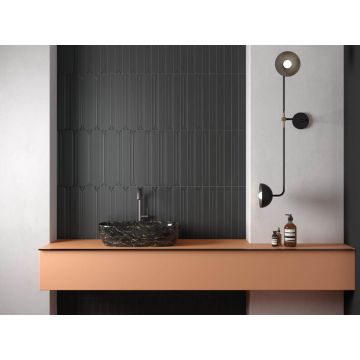 Настенная плитка Equipe (Эквип) Hopp Bro Graphite 5x40 см