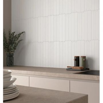 Настенная плитка Equipe (Эквип) Hopp White 5x40 см