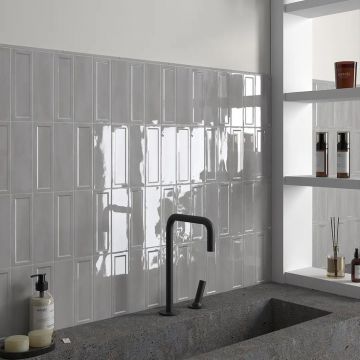 Настенная плитка Equipe (Эквип) Island Silver 6,5x20 см