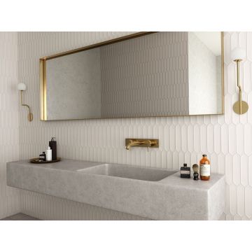 Настенная плитка Equipe (Эквип) Lanse White 5x25 см