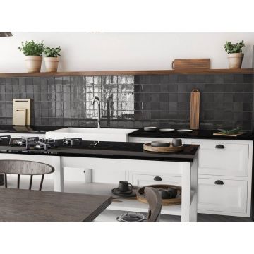 Настенная плитка Equipe (Эквип) Manacor Black 10x10 см