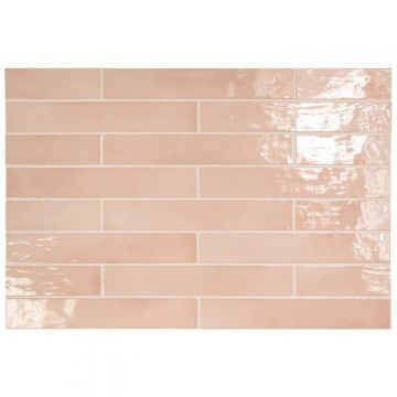 Настенная плитка Equipe (Эквип) Manacor Blush Pink 6,5x40 см