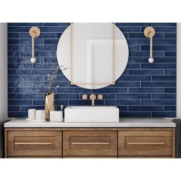 Настенная плитка Equipe (Эквип) Manacor Ocean Blue 6,5x40 см