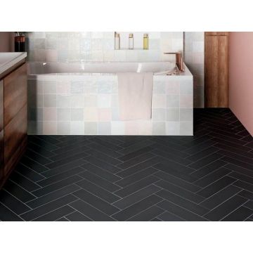 Керамогранит Equipe (Эквип) Stromboli Black City 9,2x36,8 см