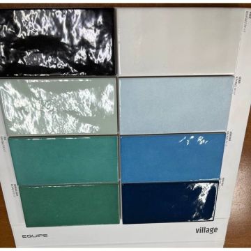 Настенная плитка Equipe (Эквип) Village Black 13,2x13,2 см