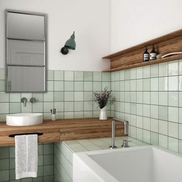 Настенная плитка Equipe (Эквип) Village Mint 13,2x13,2 см