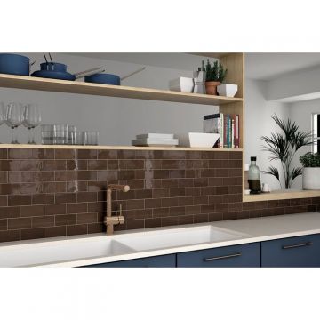 Настенная плитка Equipe (Эквип) Village Volcanic Red 6,5x20 см