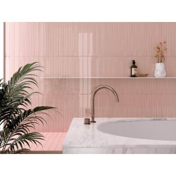 Настенная плитка Equipe (Эквип) Vitral Axis Pink 5x40 см