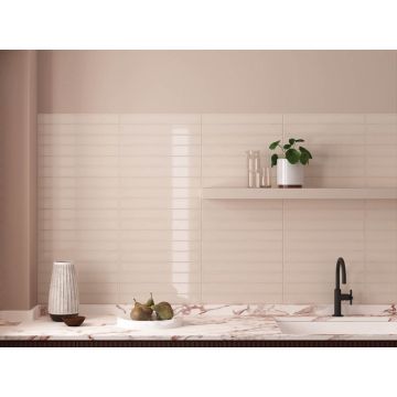 Настенная плитка Equipe (Эквип) Vitral Pink 5x40 см