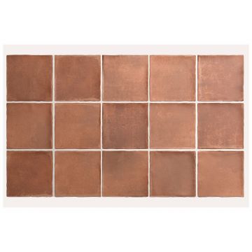 Базовая плита Эквайп Argile 10х10 см коричневый 27573, Cotto, Equipe