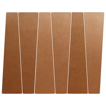 Базовая плита Эквайп Bamboo 22,4х5,6 см бежевый 32454, Barro, Equipe