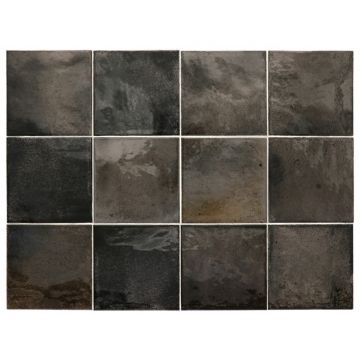 Базовая плита Эквайп Hanoi 10х10 см черный 30011, Black Ash, Equipe