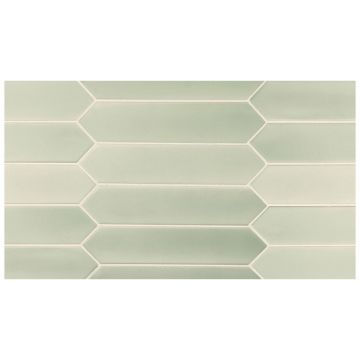 Плитка Эквайп Lanse Mint 5х25 см светло-бежевый матовая 27486, Mint, Equipe