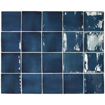 Базовая плита Эквайп Manacor 10х10 см голубой 26920, Ocean Blue, Equipe