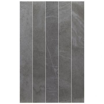 Эквайп Керамогранит Marmoris Marmoris Anthracite 7,5х60 см темно-серый неполированная 32050, Marmoris Anthracite, Equipe