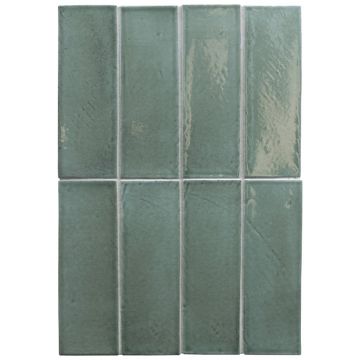 Базовая плита Эквайп Miyako 15х5 см голубой глянцевая 32328, Oil Blue Gloss, Equipe