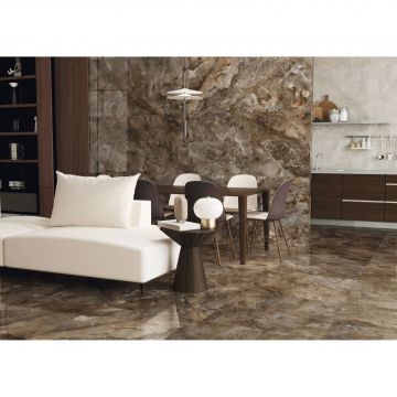 Керамогранит AB Azulejos Benadresa (Аб Азулиос Бенадреса) Aura Brown Pulido 60х120 см