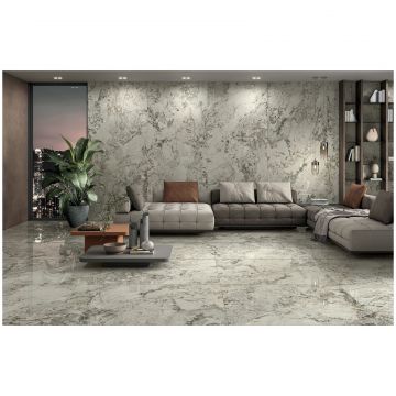 Керамогранит Caesar Anima wonder Starlit Lucidato 60х120 см синий полированная AHBE