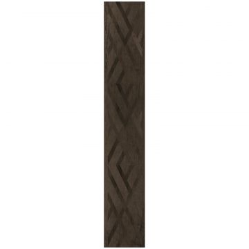 Декор Кердомус Antique 120х20 см коричневый, черный матовый, Decor Wenge Fondi Rett.decorati, 7307, Cerdomus