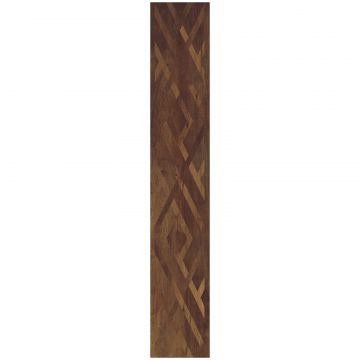 Керамогранит Кердомус Antique 120х20 см коричневый матовый, Decor Walnut Fondi Rett.decorati, Cerdomus