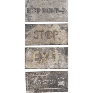 Керамогранит Cir (Кир) New York Road Sighs Mix Broadway 10x20 см