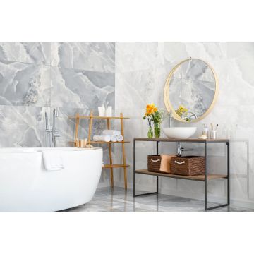 Керамогранит Global Tile (Глобал Тайл) Glissando Белый 60х120 см GT1206014703PR