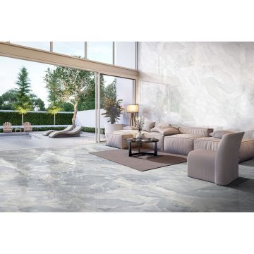 Керамогранит Global Tile (Глобал Тайл) Glissando Белый 60х120 см GT1206014703PR