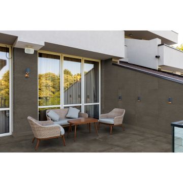 Керамогранит Global Tile (Глобал Тайл) Onega Черный 40х80 см GT408013505MR