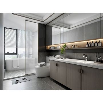 Керамогранит Global Tile (Глобал Тайл) Nioba Серый 60х120 см GT1206013009LR