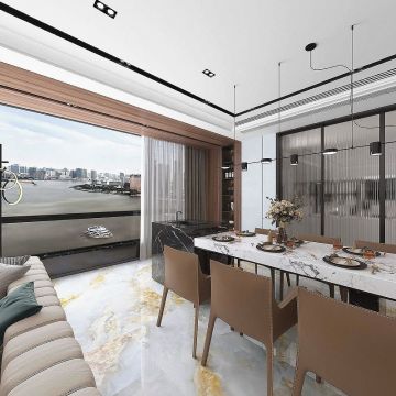 Керамогранит Global Tile (Глобал Тайл) Cometa Голубой 60х120 см GT1206016516PDR