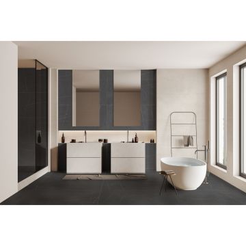 Керамогранит Global Tile (Глобал Тайл) Nylo Черный 60х120 см GT1206014965MR