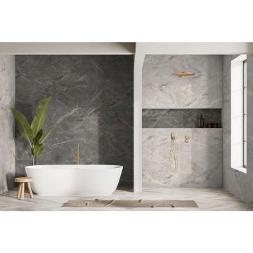 Керамогранит Global Tile (Глобал Тайл) Tulip Серый 60х120 см GT1206012109SPR